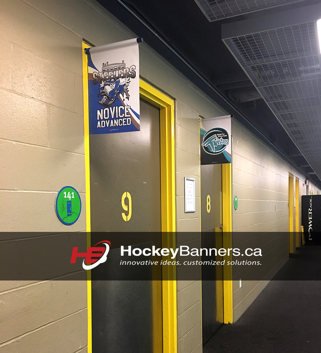 Hockey Banners - Dressing Room Door Flags