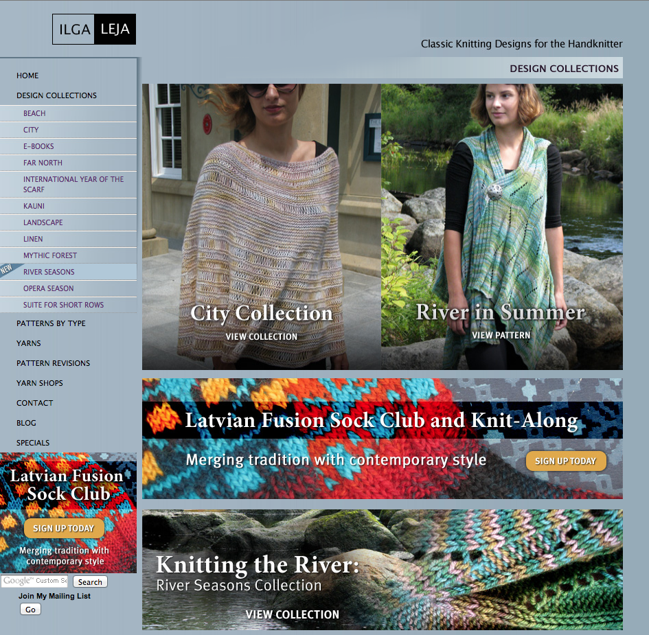 Ilga Leja Classic Knitting Patterns for the Handknitter